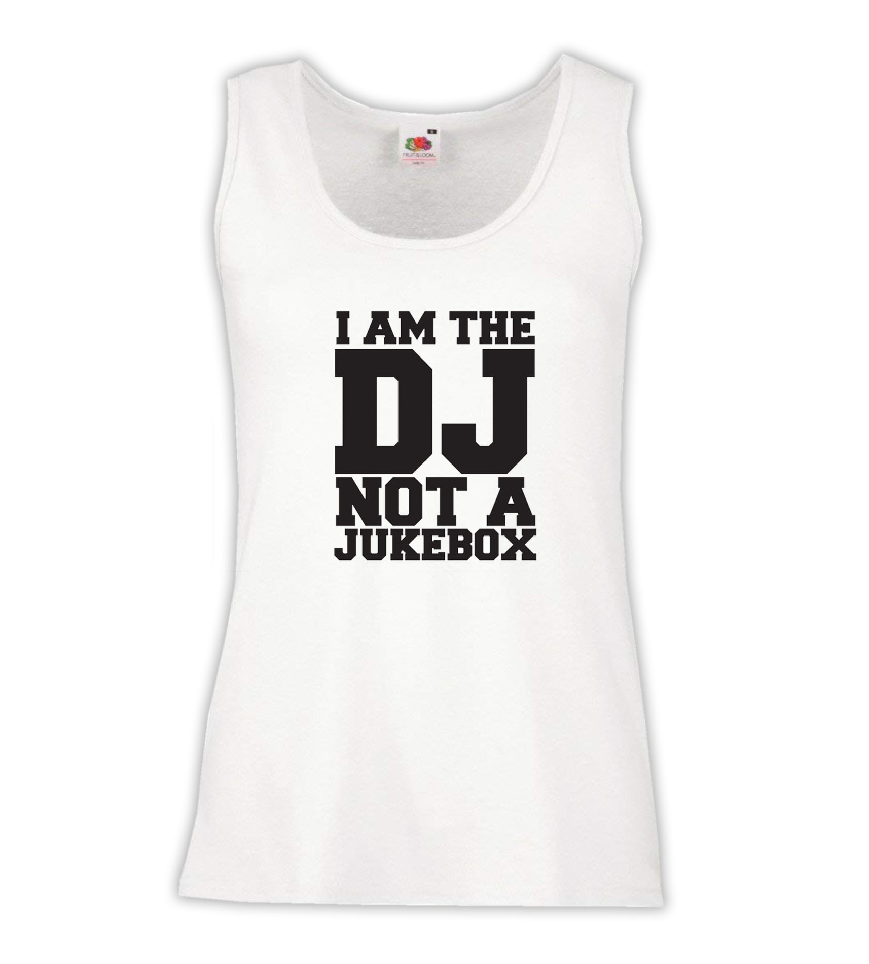 Canottiera Donna - J08 I am the Dj not a Jukebox 1 Canottiera Donna - J08 I am the Dj not a Jukebox