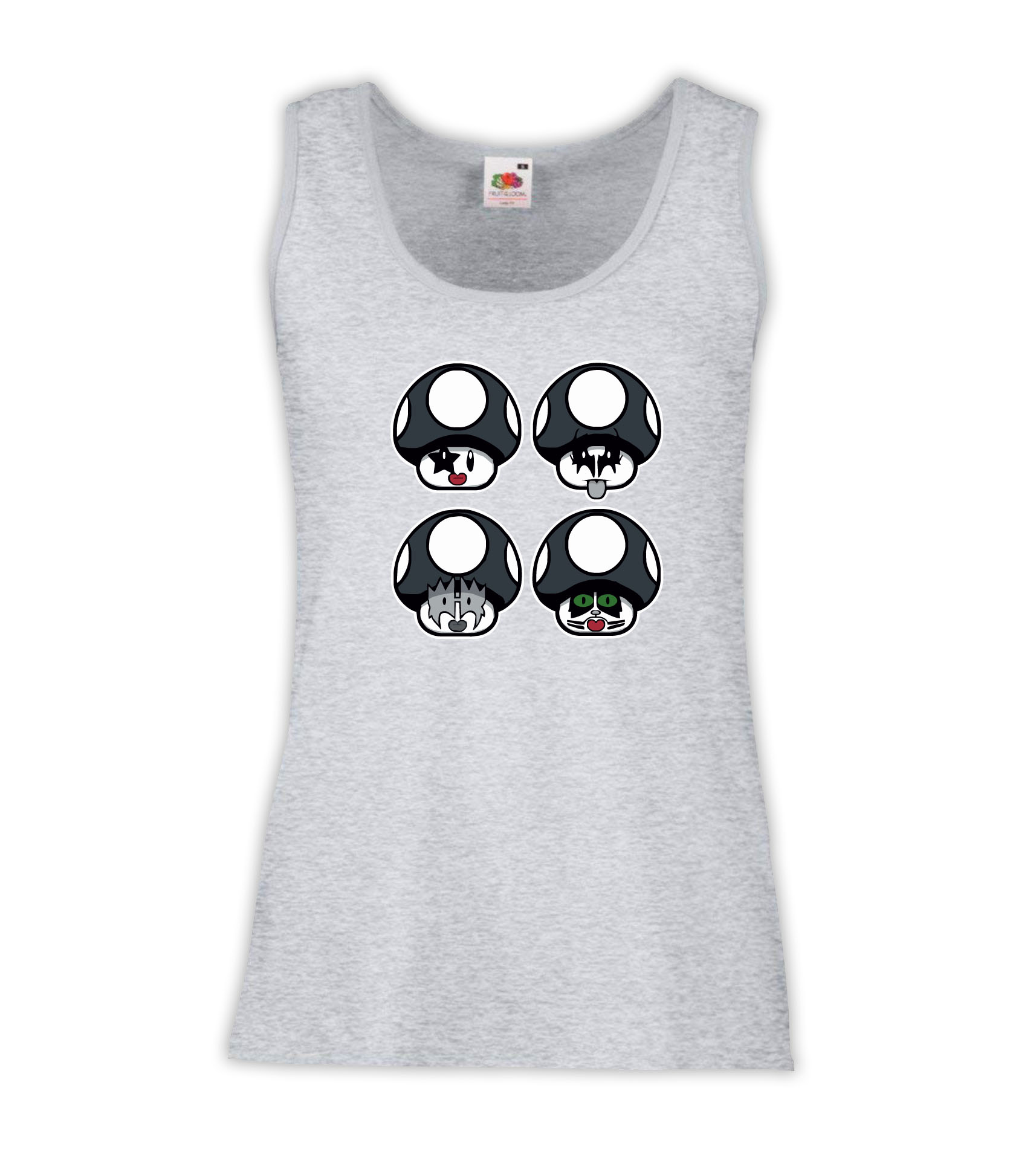 Canottiera Donna - J21 Metal band Funghetti videogame vintage 1 Canottiera Donna - J21 Metal band Funghetti videogame vintage