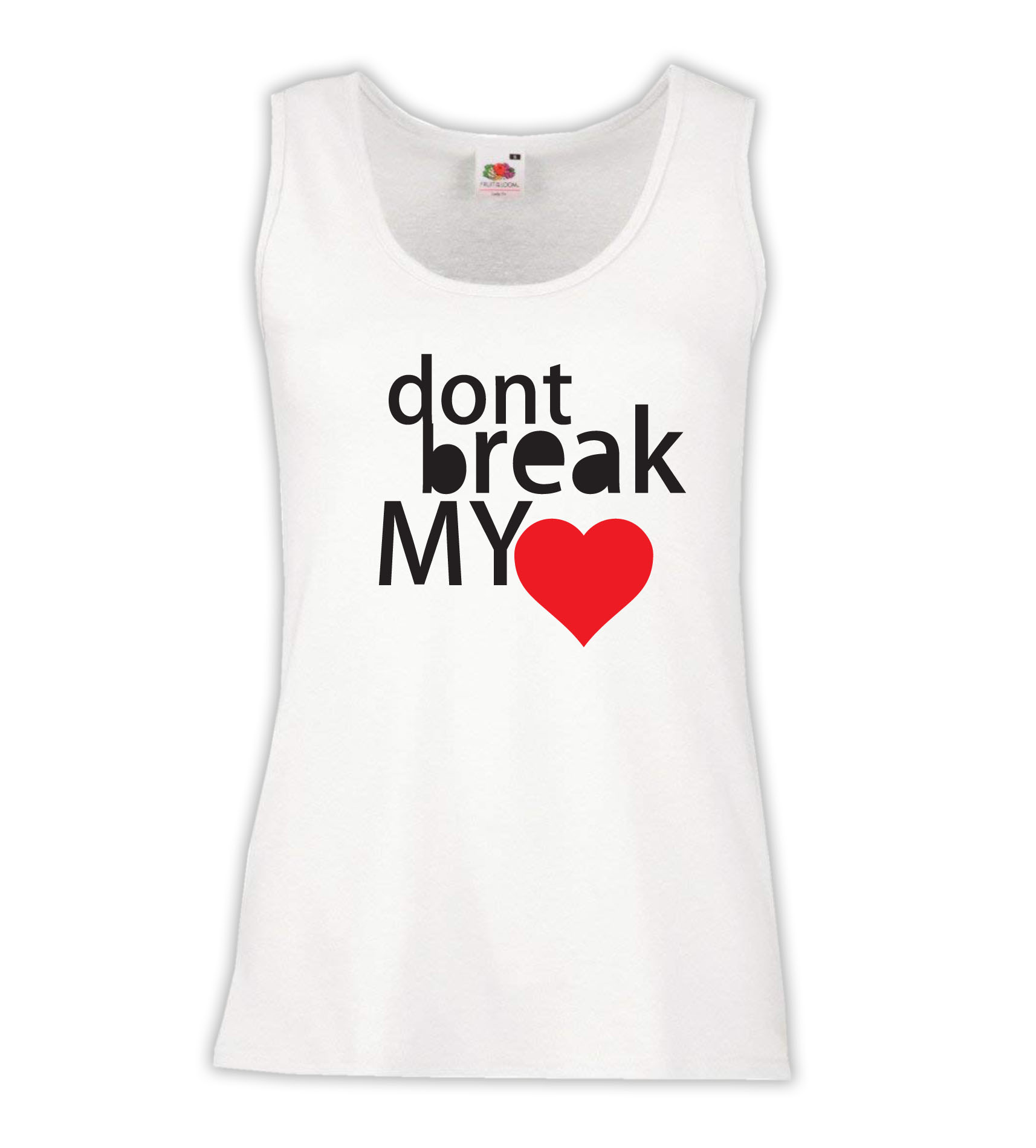 Canottiera Donna - J63 Dont break my heart 1 Canottiera Donna - J63 Dont break my heart