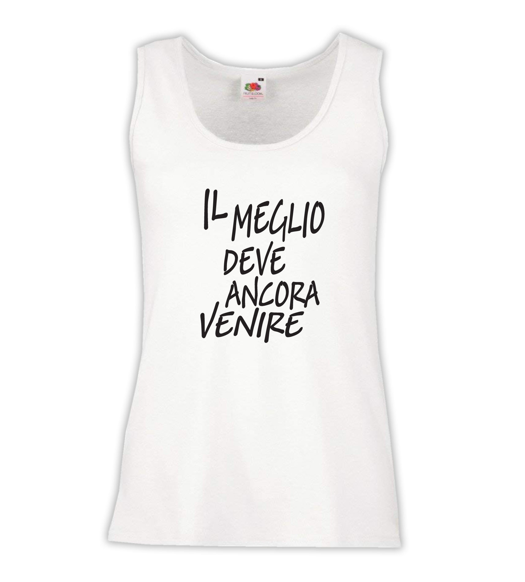 Canottiera Donna - J70 Il meglio deve ancora venire 1 Canottiera Donna - J70 Il meglio deve ancora venire