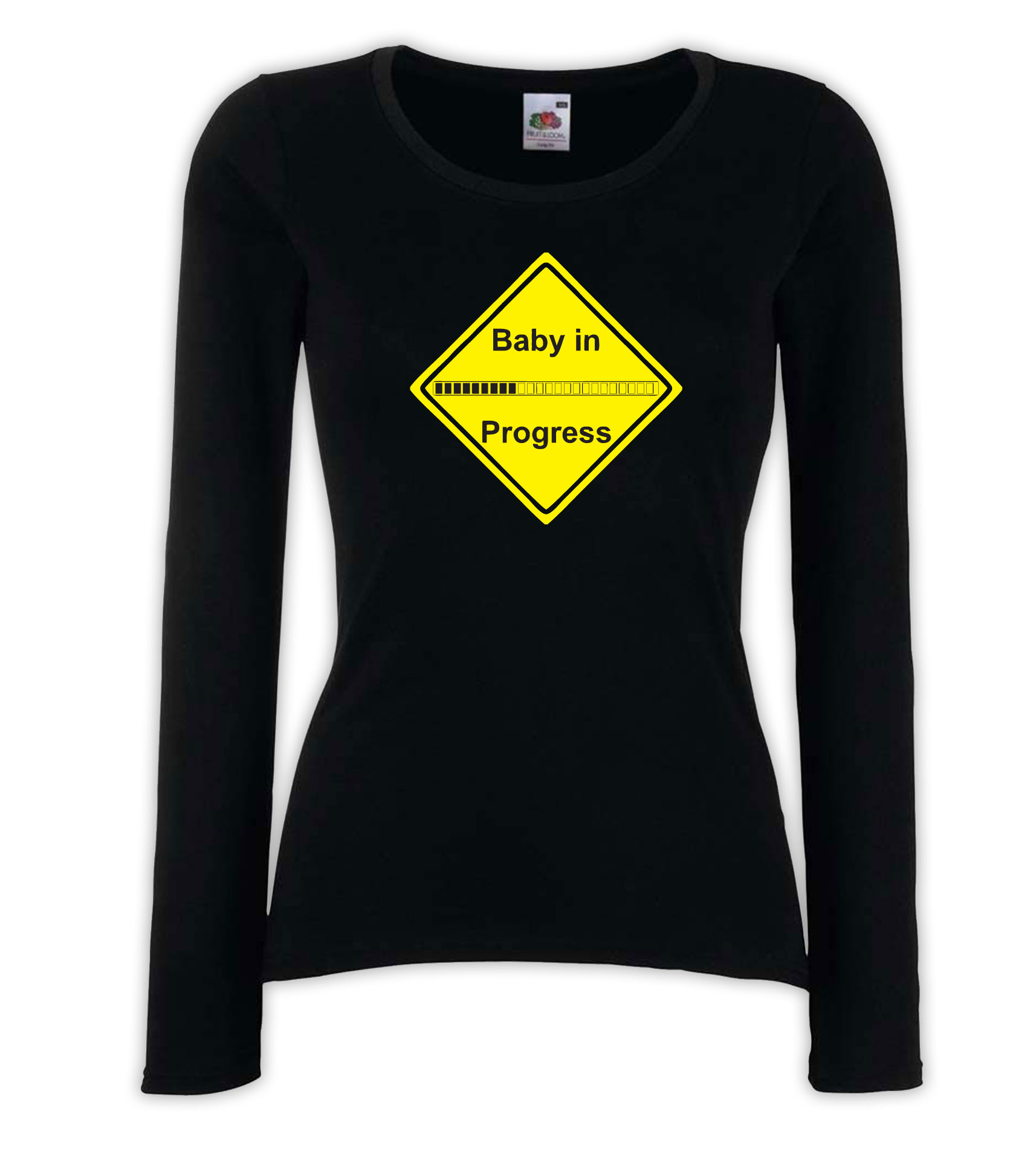 T-shirt manica lunga Donna - J145 Baby in Progress 1 T-shirt manica lunga Donna - J145 Baby in Progress